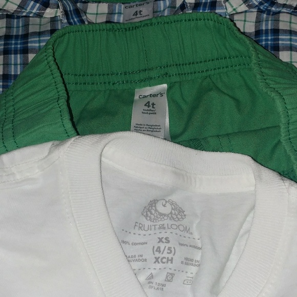 Boys 4t lot Carter's outfit and fruit of the loom - Picture 3 of 3